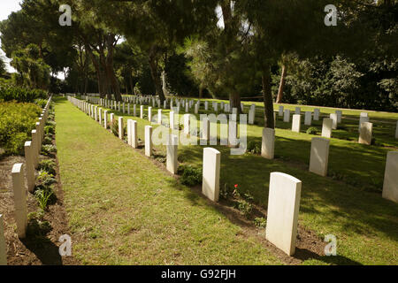 Commonwealth Guerra Mondiale 2 cimitero, Roma, Italia. Foto Stock