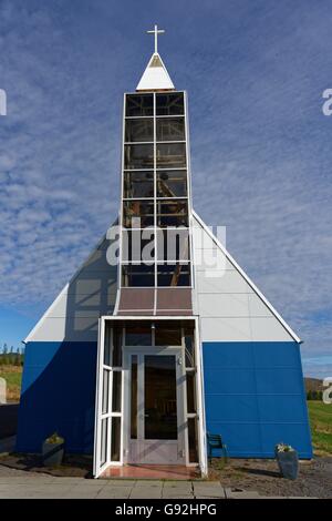 Chiesa di Uthlid, Uthlid, Golden Circle, Islanda, europa Foto Stock