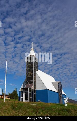 Chiesa di Uthlid, Uthlid, Golden Circle, Islanda, europa Foto Stock