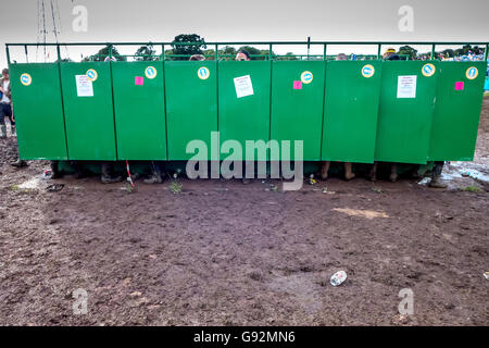 Il 2016 Glastonbury Festival of Contemporary Performing Arts. Foto Stock