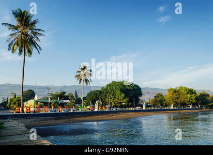 Centrale di Dili Città lungomare a Timor est Foto Stock