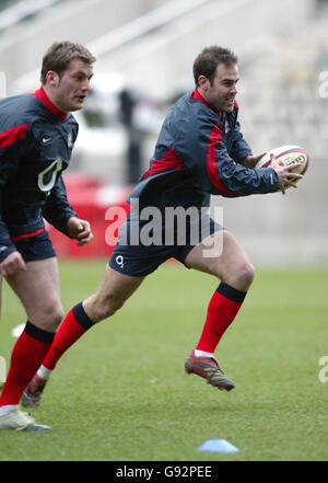 Il Rugby - RBS 6 Nazioni Championship 2006 - Inghilterra e Galles - Inghilterra Formazione - Twickenham Foto Stock