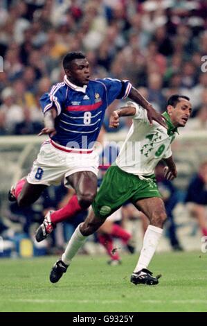 Calcio - Coppa del Mondo in Francia 98 - GRUPPO C - Francia v Arabia Saudita Foto Stock