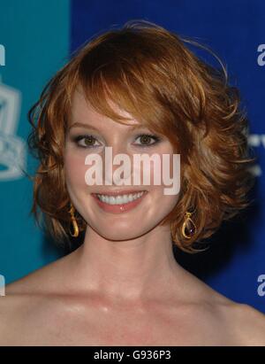 Alicia Witt arriva alla festa di InStyle / Warner Bros. Dopo i Golden Globe Awards, all'Hollywood Hilton di Los Angeles, lunedì 16 gennaio 2006. PREMERE ASSOCIAZIONE foto. Il credito fotografico dovrebbe essere: Ian West/PA Foto Stock