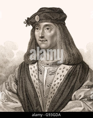 James IV, 1473-1513, re di Scozia Foto Stock