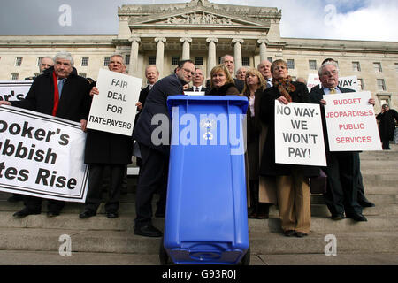 Protesta di ULSTER Foto Stock