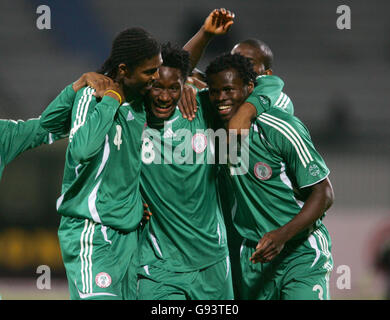 Calcio - Coppa d'Africa delle Nazioni 2006 - Gruppo D - Nigeria v dello Zimbabwe - la porta detta Stadium Foto Stock