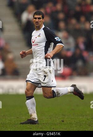 Calcio - fa Barclays Premiership - Sunderland v Tottenham Hotspur - lo Stadio della luce. Paul Stalteri, Tottenham Hotspur Foto Stock