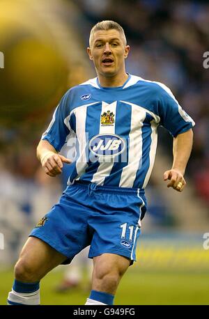 Calcio - fa Barclays Premiership - Wigan Athletic v West Bromwich Albion - JJB Stadium. Graham Kavanagh di Wigan Athletic Foto Stock