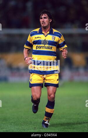 Calcio Italiano - Serie A - Parma v Vicenza. Dino Baggio, Parma Foto Stock