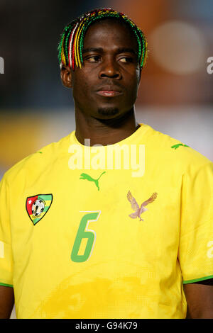 Calcio - Coppa Africana delle Nazioni 2006 - Gruppo B - Camerun contro Togo - Stadio dell'Accademia militare. Yao Aziawonou, Togo Foto Stock