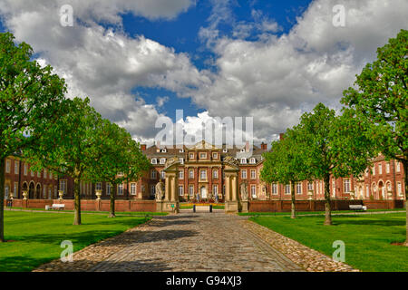 Moated il castello Nordkirchen, Munsterland, Nord Reno-Westfalia, Germania Foto Stock