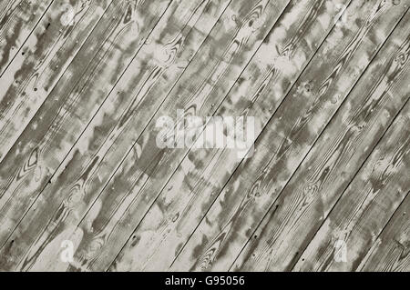 Un abstract di linee grigie del pavimento in legno Texture Foto Stock