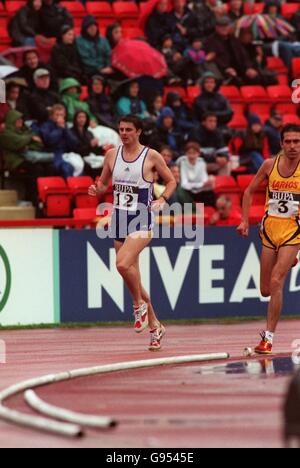 Atletica - BUPA Games - Gateshead - Mile maschile. Azione dal miglio degli uomini Foto Stock