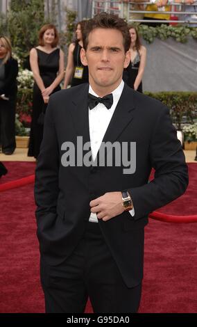 Matt Dillon, nominato nella migliore prestazione da un attore in un ruolo di supporto per la sua prestazione in Crash arriva sul tappeto rosso. Foto Stock