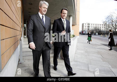 Politica David Cameron Foto Stock