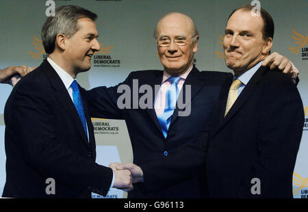 I liberali democratici nuovo leader Foto Stock