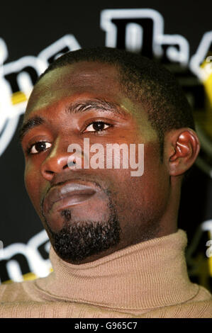 Calcio - fa Carling Premiership - West Ham United Press Conference. Marc Vivien Foe, West Ham United Foto Stock