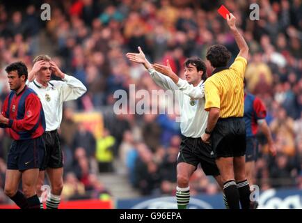 Calcio spagnolo - Primera Division - Barcellona v Racing Santander Foto Stock