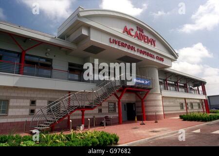 Calcio - fa Carling Premiership - Liverpool Training. Fuori dalla nuova Liverpool Academy Foto Stock