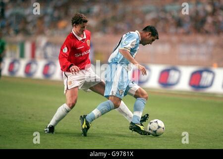 Calcio - Coppa UEFA Intertoto - Lazio v Manchester United Foto Stock