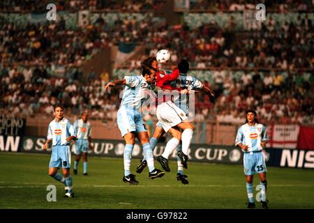 Calcio - Coppa UEFA Intertoto - Lazio v Manchester United Foto Stock