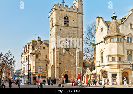 Regno Unito Oxford torre Carfax Foto Stock