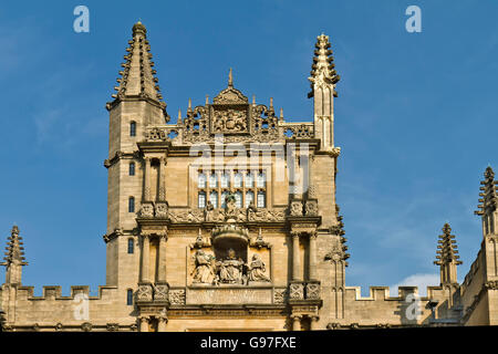 Regno Unito Oxford Torre dei cinque ordini Foto Stock
