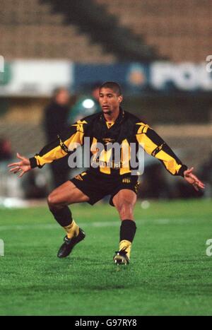 Calcio Sudamericano - Copa Mercosur 99 - Gruppo D - Penarol v Vasco da Gama. Marcelo Romero, Penarol Foto Stock