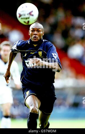 Calcio - fa Carling Premiership - Wimbledon v Tottenham Hotspur. Marcus Gayle, Wimbledon Foto Stock