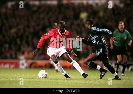 Soccer - UEFA Champions League - Gruppo D - Manchester United v Olympique Marsiglia Foto Stock