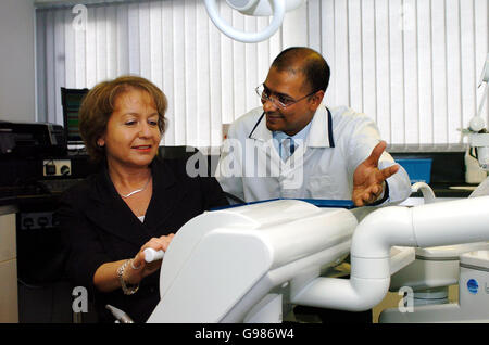 Dentista di salute Foto Stock