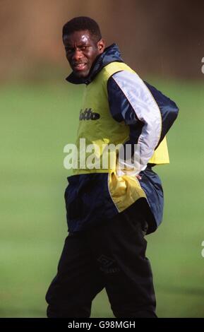 Calcio - fa Carling Premiership - formazione di Wimbledon. Robbie Earle, Wimbledon Foto Stock