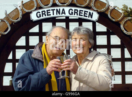 SOCIALE Gretna Foto Stock