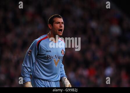 Calcio - fa Barclays Premiership - Manchester United / Sunderland - Old Trafford. Kelvin Davis, portiere di Sunderland Foto Stock