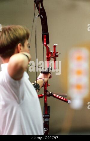 Tiro con l'Arco - National Indoor Championships Foto Stock