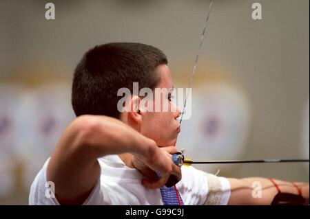 Tiro con l'Arco - National Indoor Championships Foto Stock