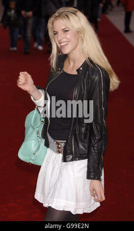 Alexandra Aitken arriva al Gran Bretagna Premiere di Mission Impossible 3 (M:i:III), presso l'Odeon Leicester Square, nel centro di Londra. Foto Stock