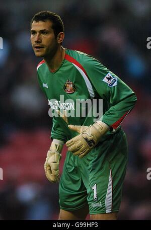 Calcio - fa Barclays Premiership - Sunderland contro Fulham - lo Stadio della luce. Kelvin Davis, portiere della Sunderland Foto Stock
