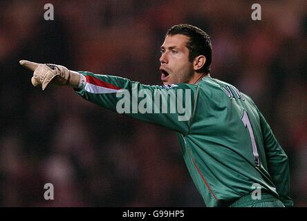 Calcio - fa Barclays Premiership - Sunderland contro Fulham - lo Stadio della luce. Kelvin Davis, portiere della Sunderland Foto Stock