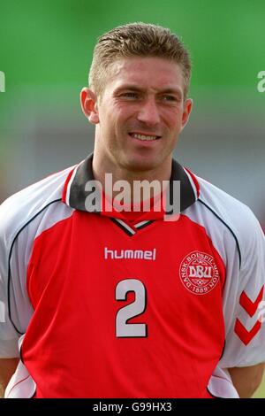 Calcio - Campionato nordico 2000-01 - Svezia contro Danimarca - la Manga, Spagna. Soren Colding, Danimarca Foto Stock