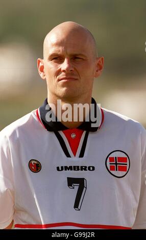 Calcio - Campionato nordico 2000-01 - Danimarca / Norvegia - la Manga, Spagna. Stale Solbakken, Norvegia Foto Stock