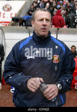 Calcio - fa Barclays Premiership - Sunderland contro Fulham - lo Stadio della luce. Kevin Ball, responsabile del custode di Sunderland Foto Stock