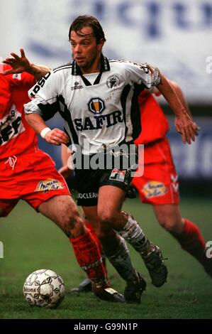 Belgio Soccer - Belgio League - KSC Eendracht Aalst v R. Excelsior Mouscron Foto Stock