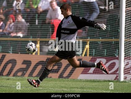 Calcio - Lega nazionale Divisione tre - Barnet v York City. Russell Howarth, portiere della città di York Foto Stock