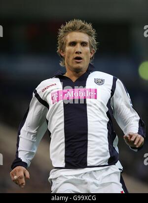 Calcio - fa Barclays Premiership - West Bromwich Albion / West Ham United - The Hawthorns. Martin Albrechtsen, West Bromwich Albion Foto Stock