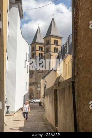 Città di Echternach in Lussemburgo Foto Stock