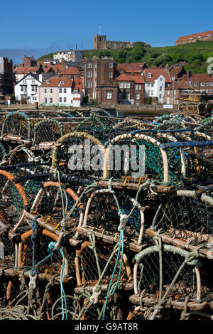 Whitby Harbour North Yorkshire Foto Stock