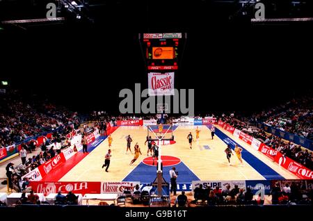 La pallacanestro - Sainsbury's Classic Cola Finale Nazionale della Coppa - Manchester giganti v Sheffield squali Foto Stock