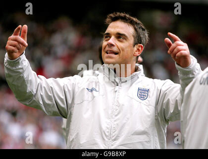 SHOWBIZ SoccerAid Foto Stock